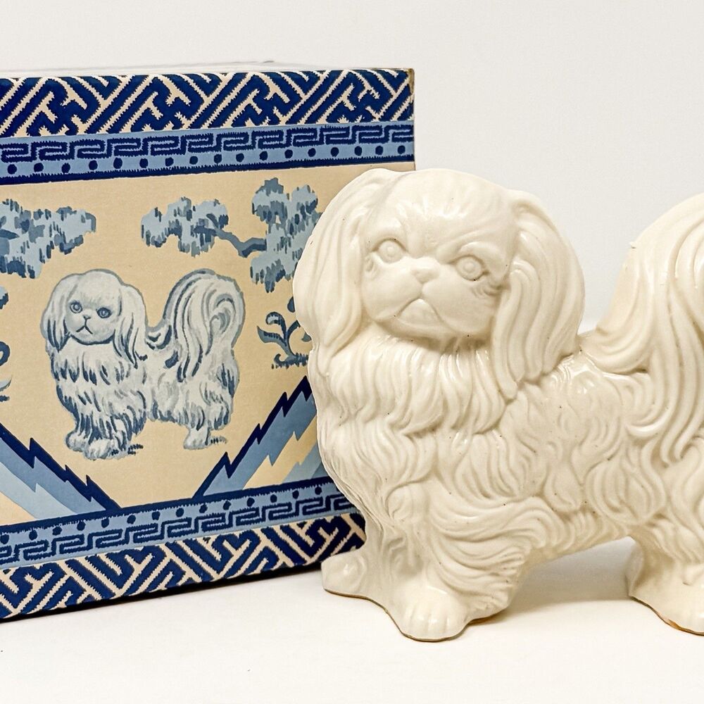 Vintage Royal Pekingese Dog Pomander New NOS w/ Box Fragrance Intact 1977